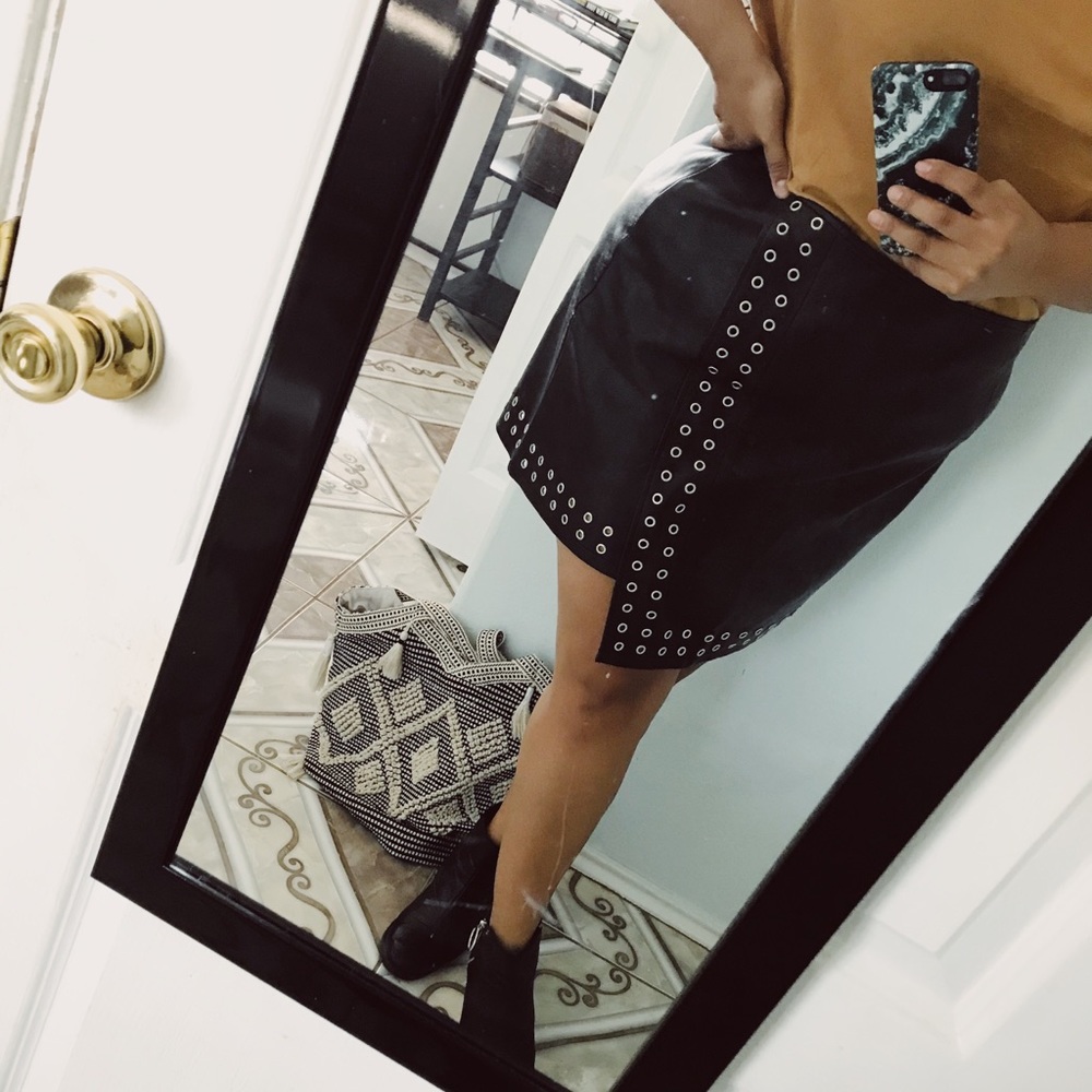 Studded skirt - F21